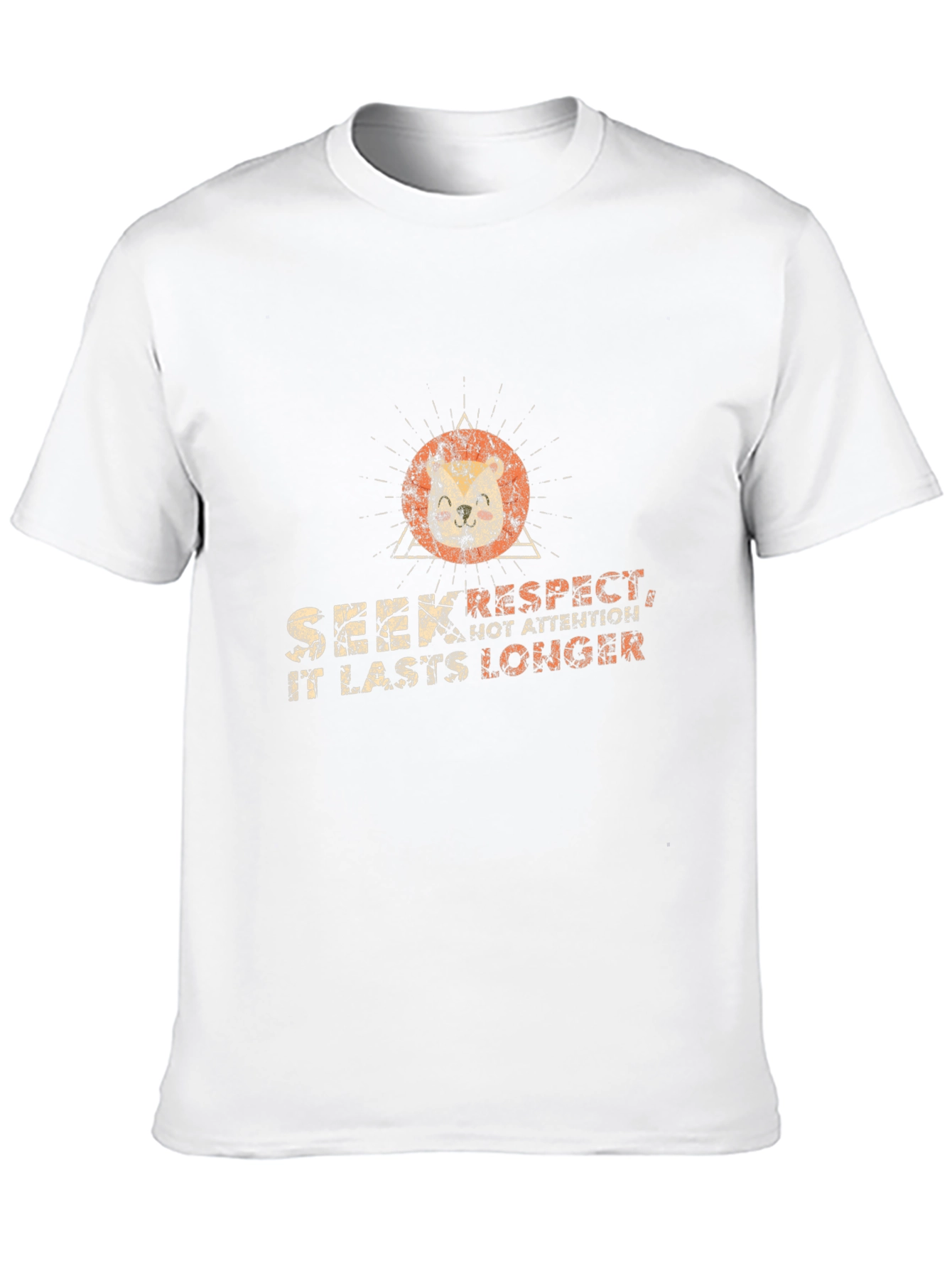 Seek Respect Black Graphic Tee
