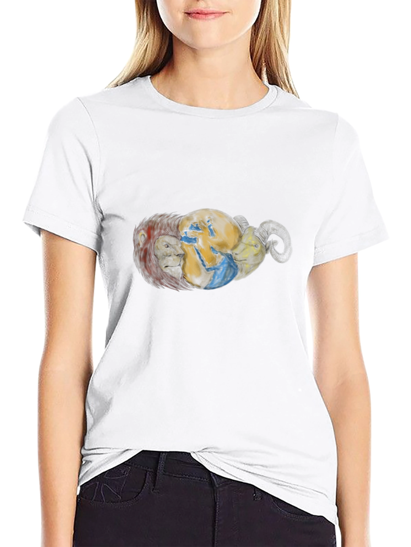 Black Graphic Tee - Earth & Creature