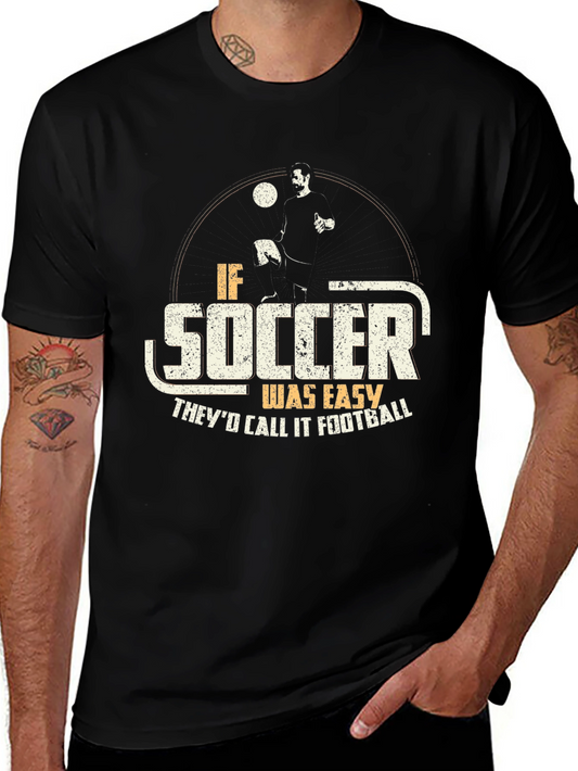 Funny Soccer Football T-Shirt for Athletes