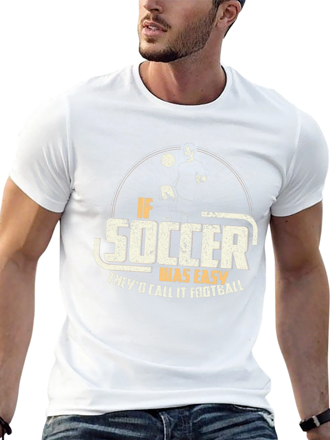 Funny Soccer Football T-Shirt for Athletes