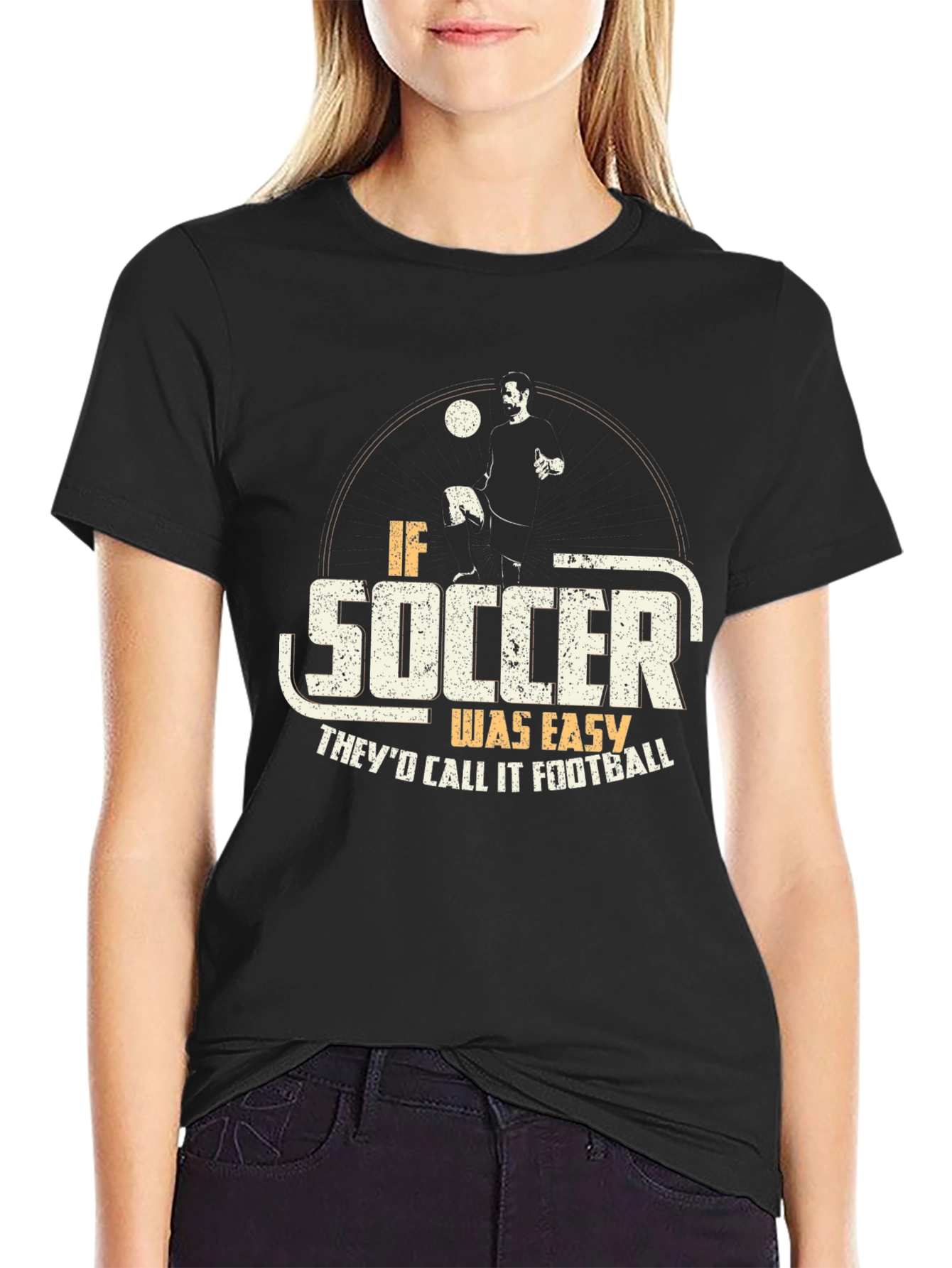 Funny Soccer Football T-Shirt for Athletes