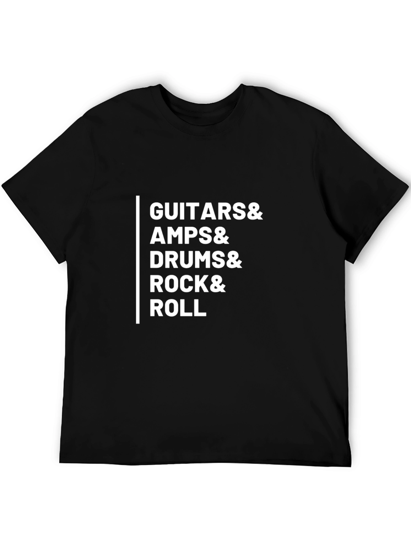 Rock & Roll T-Shirt - Guitars Amps Drums!