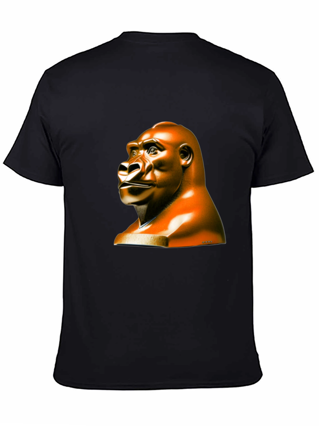 Gorilla Statue Graphic Tee - Unique & Stylish