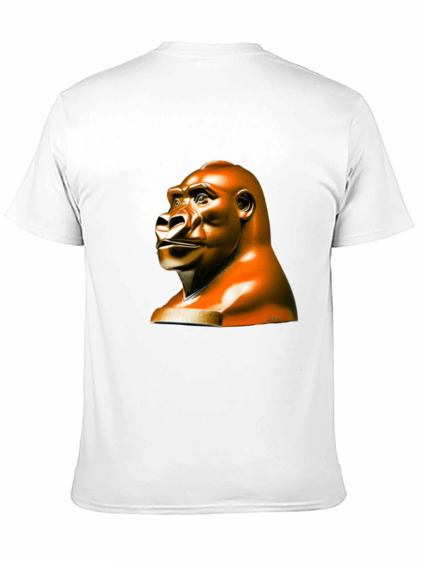 Gorilla Statue Graphic Tee - Unique & Stylish