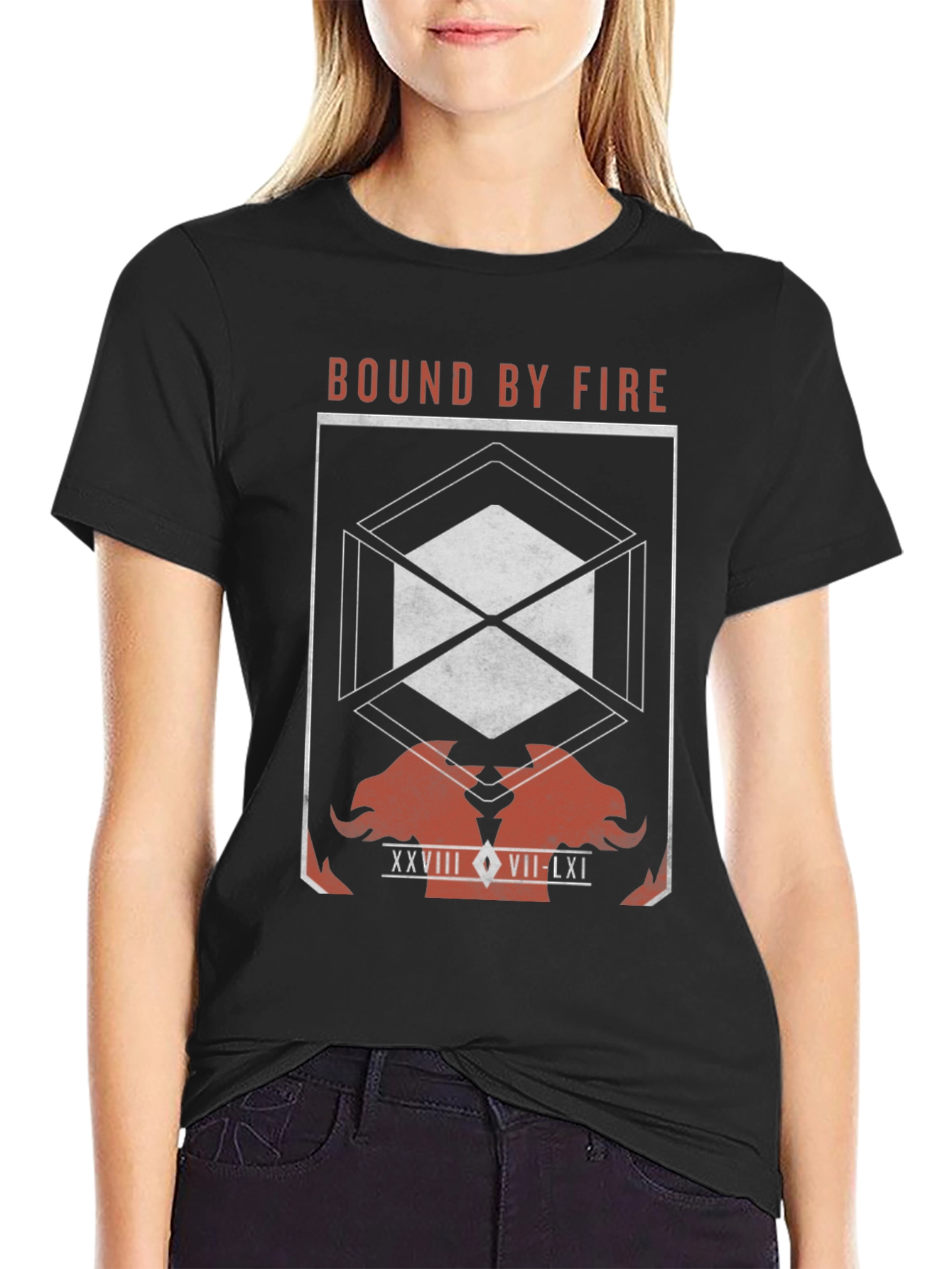 Bound By Fire Graphic T-Shirt - Black