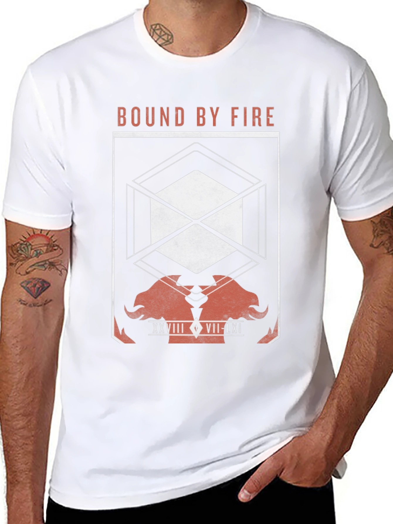 Bound By Fire Graphic T-Shirt - Black