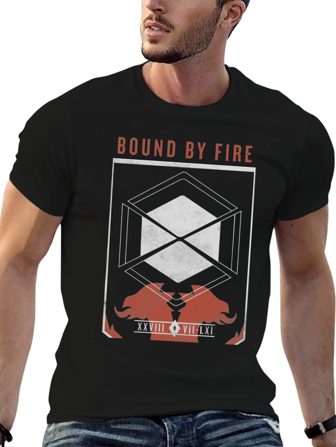 Bound By Fire Graphic T-Shirt - Black
