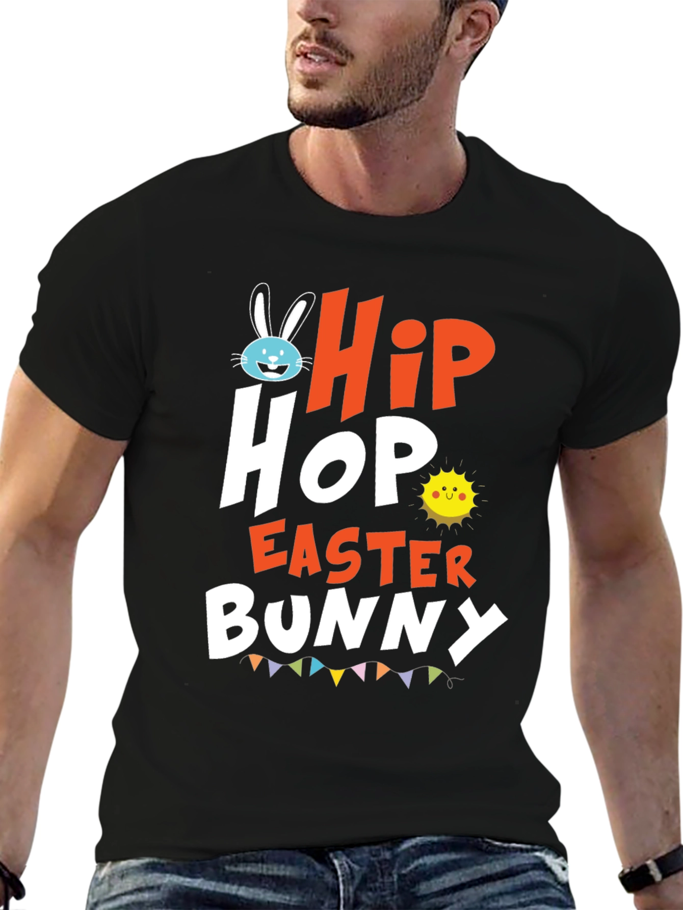 Hip Hop Easter Bunny Graphic Tee