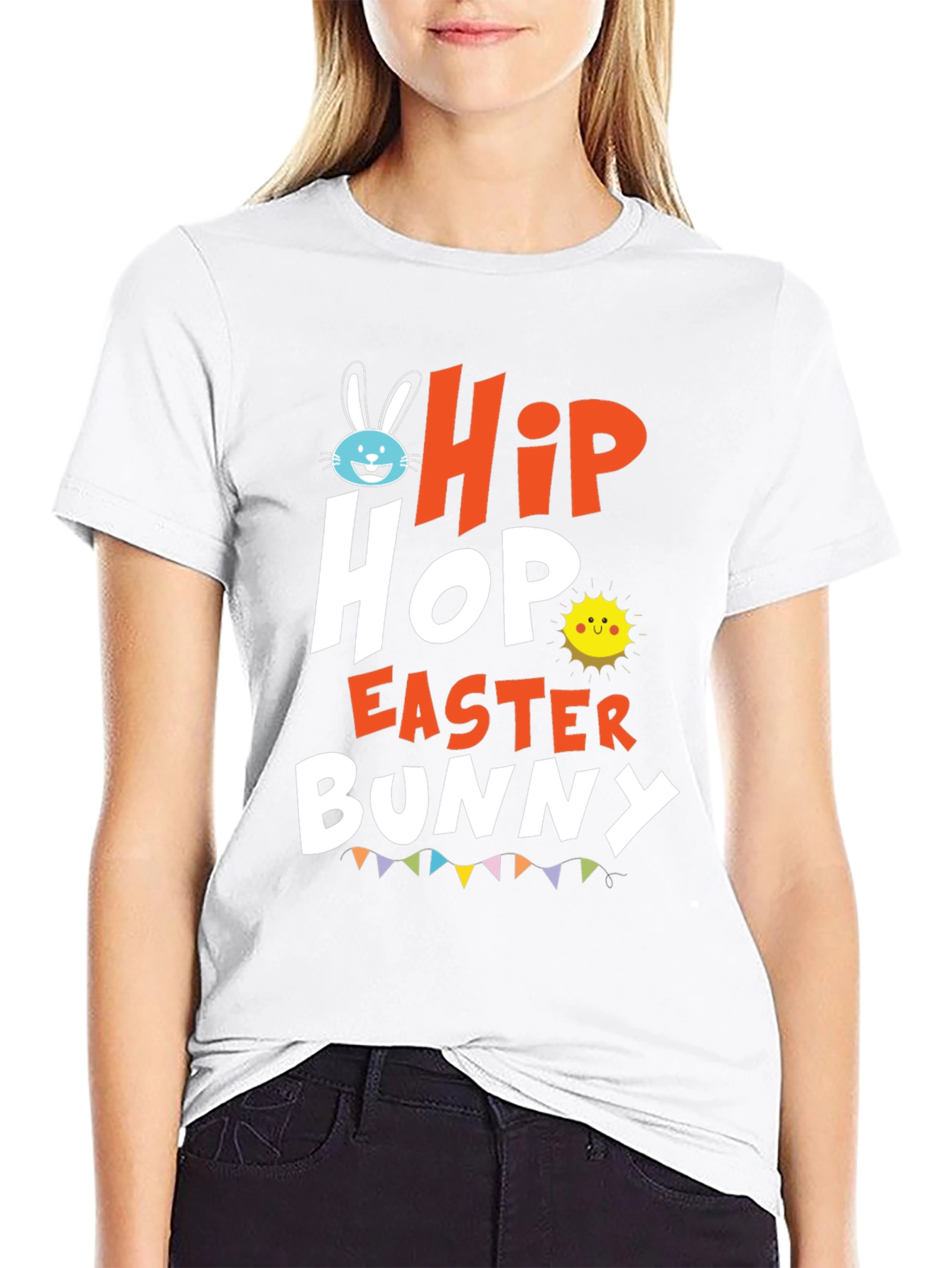 Hip Hop Easter Bunny Graphic Tee