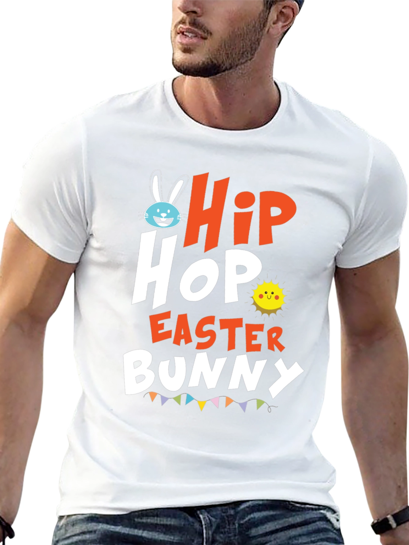 Hip Hop Easter Bunny Graphic Tee