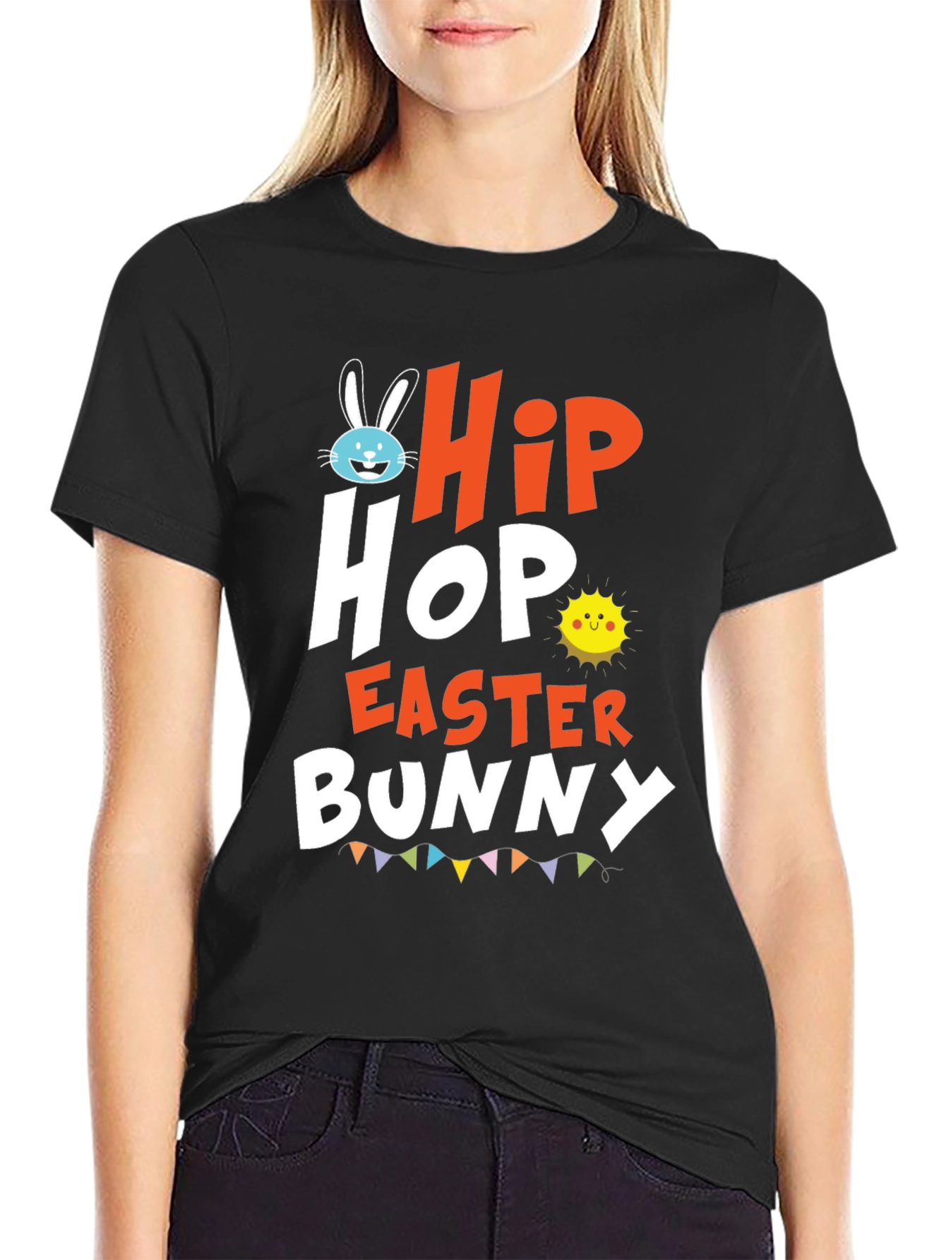 Hip Hop Easter Bunny Graphic Tee