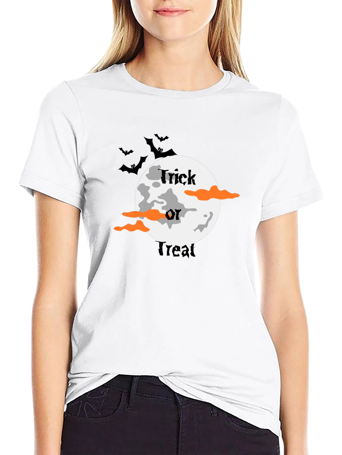 Halloween Trick or Treat Black T-Shirt