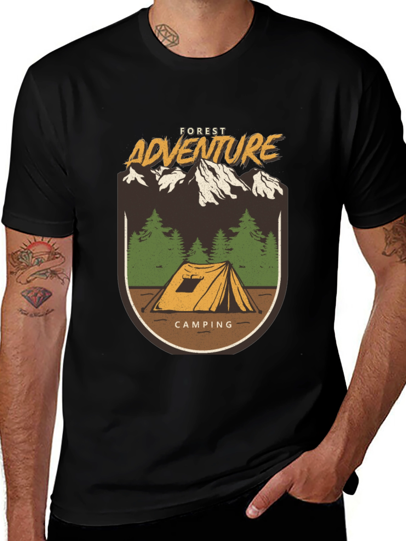 Forest Adventure Camping Graphic T-Shirt