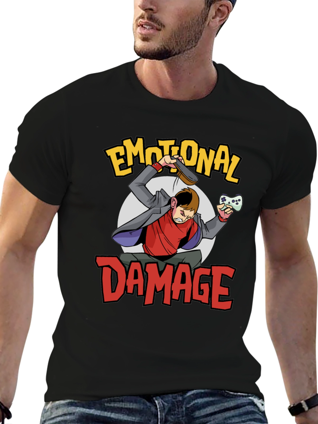 Emotional Damage T-Shirt - Rage Gaming Tee