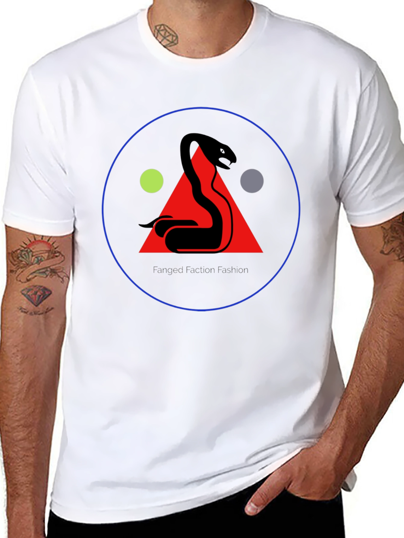 Snake Emblem Black T-Shirt