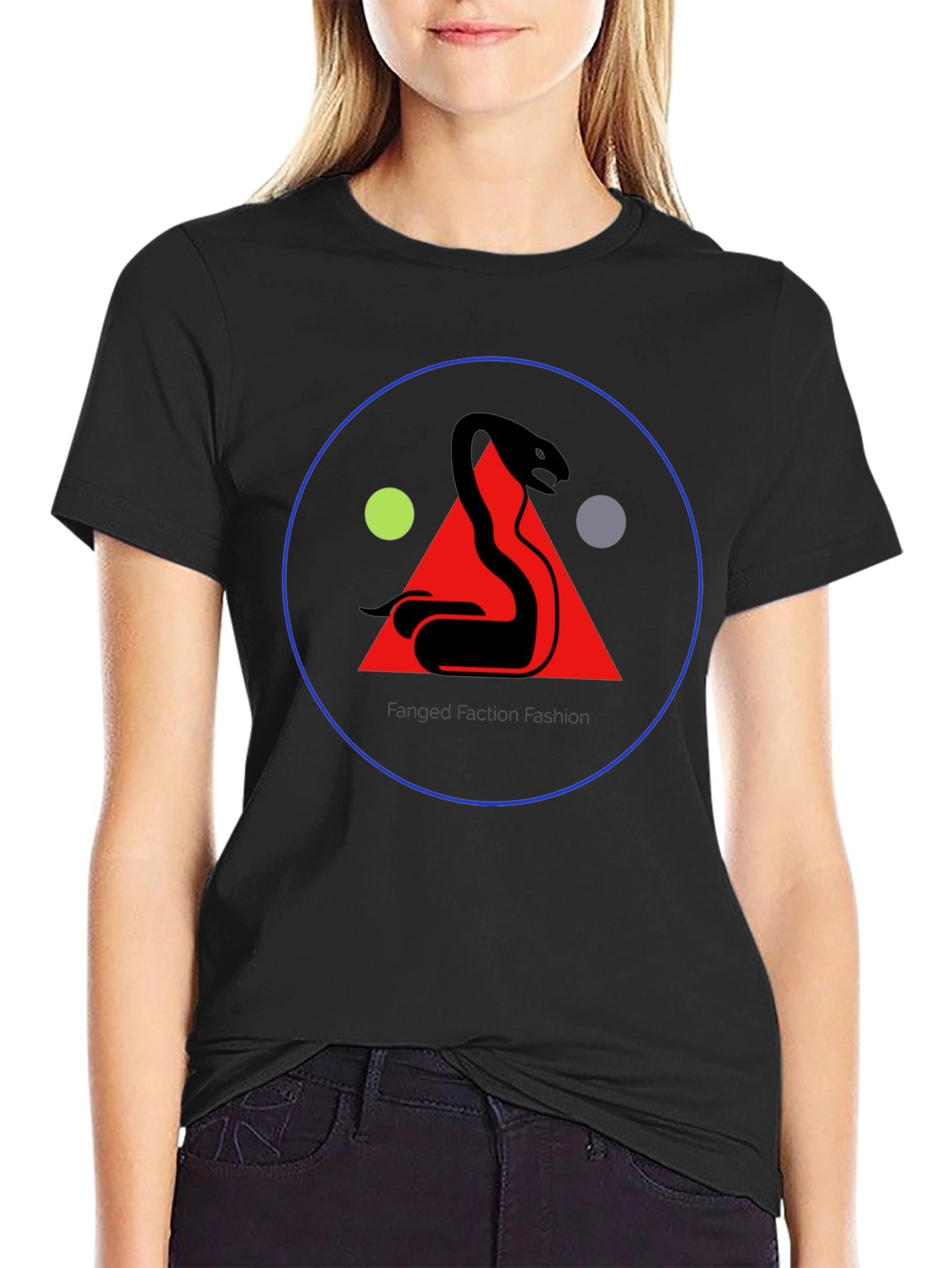 Snake Emblem Black T-Shirt
