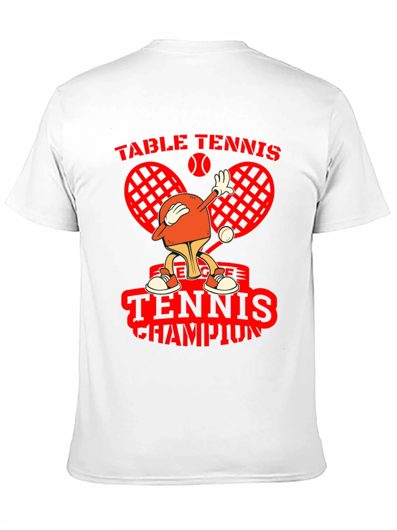 Table Tennis Champion Graphic T-Shirt