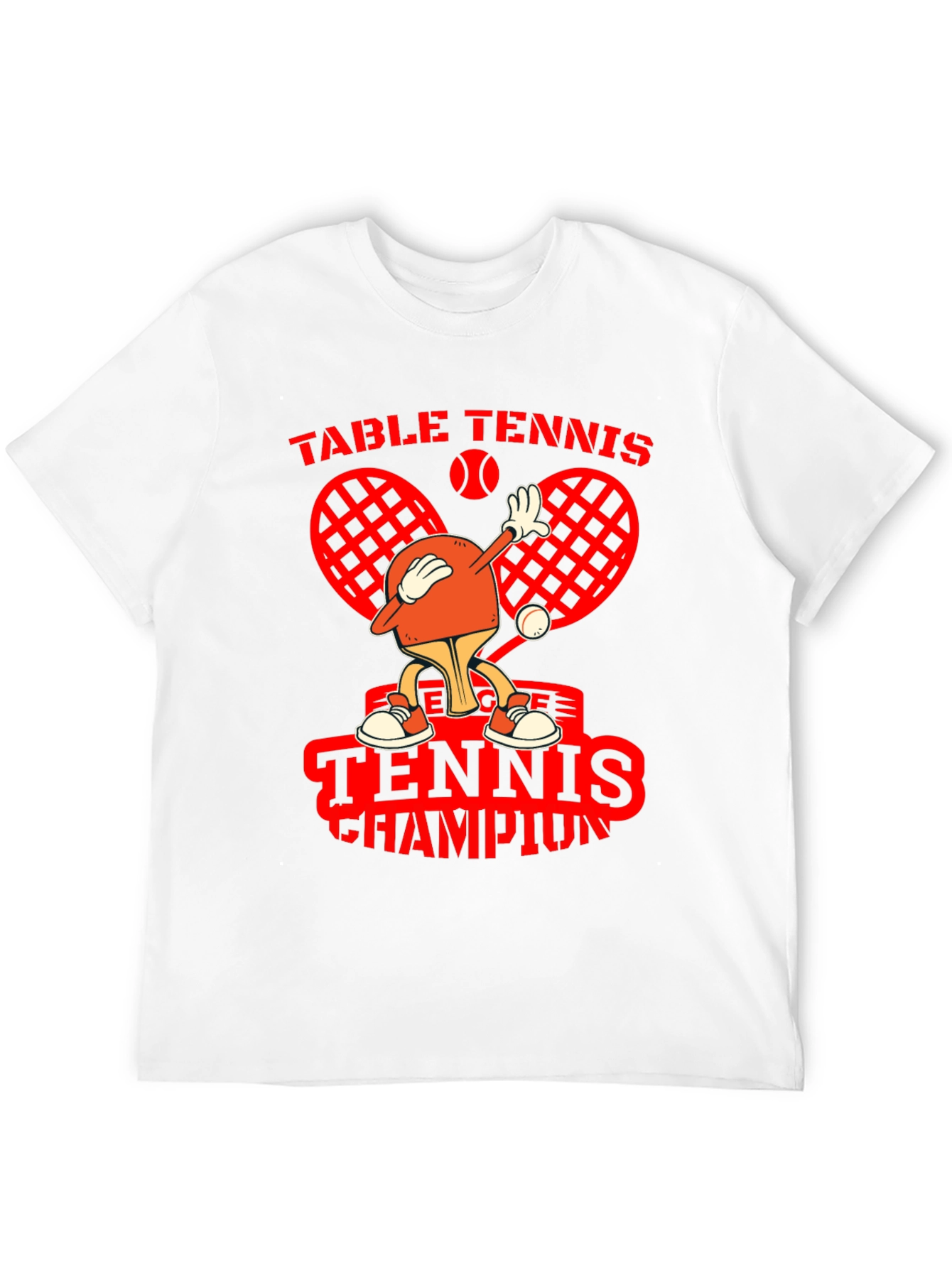Table Tennis Champion Graphic T-Shirt
