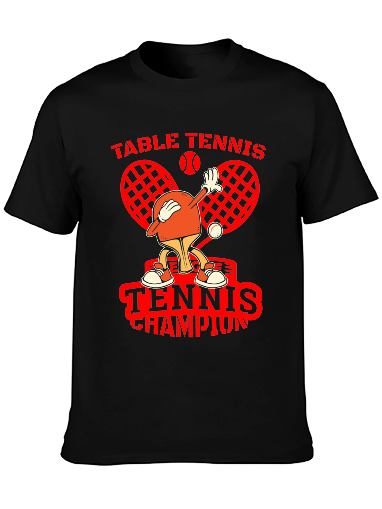 Table Tennis Champion Graphic T-Shirt