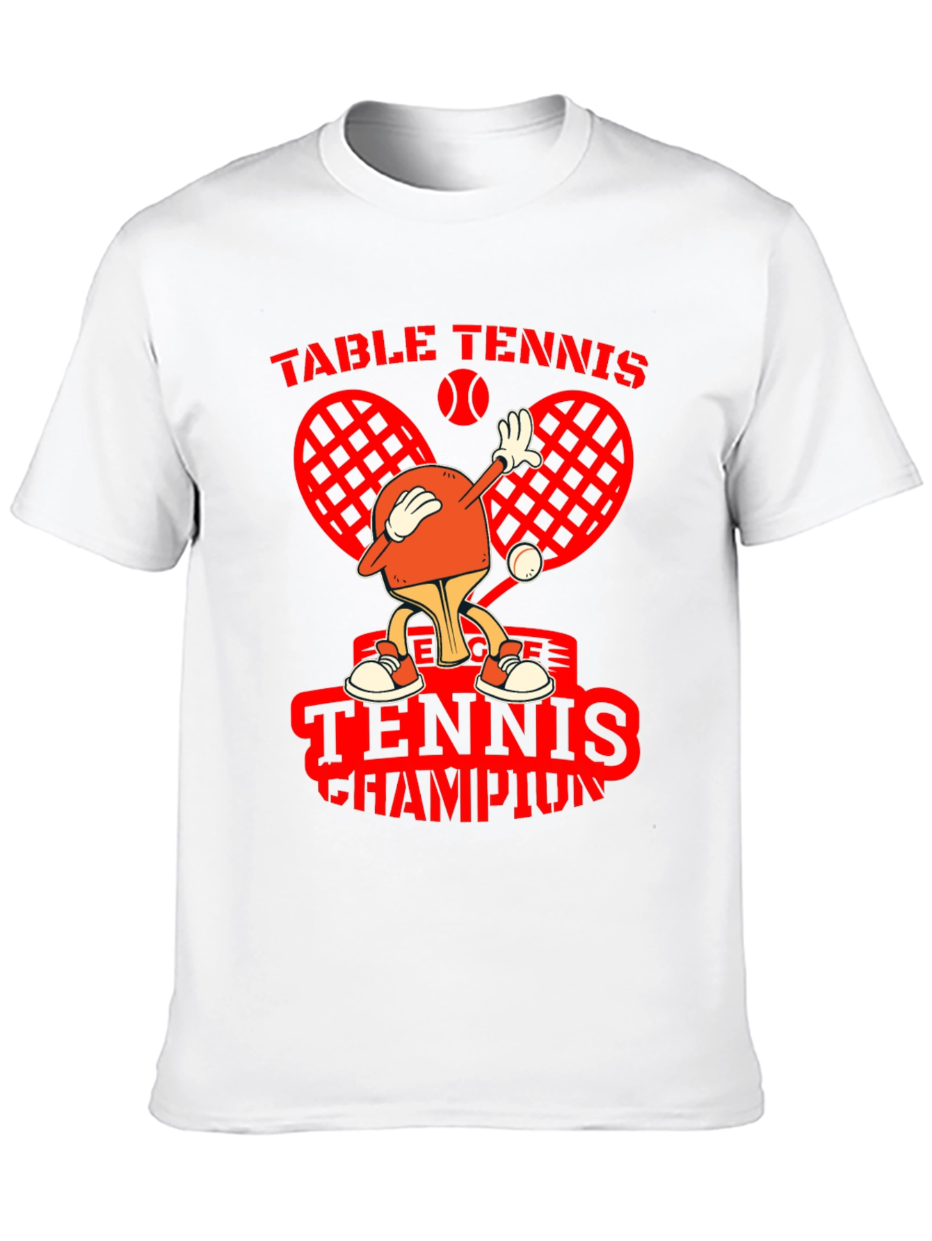 Table Tennis Champion Graphic T-Shirt