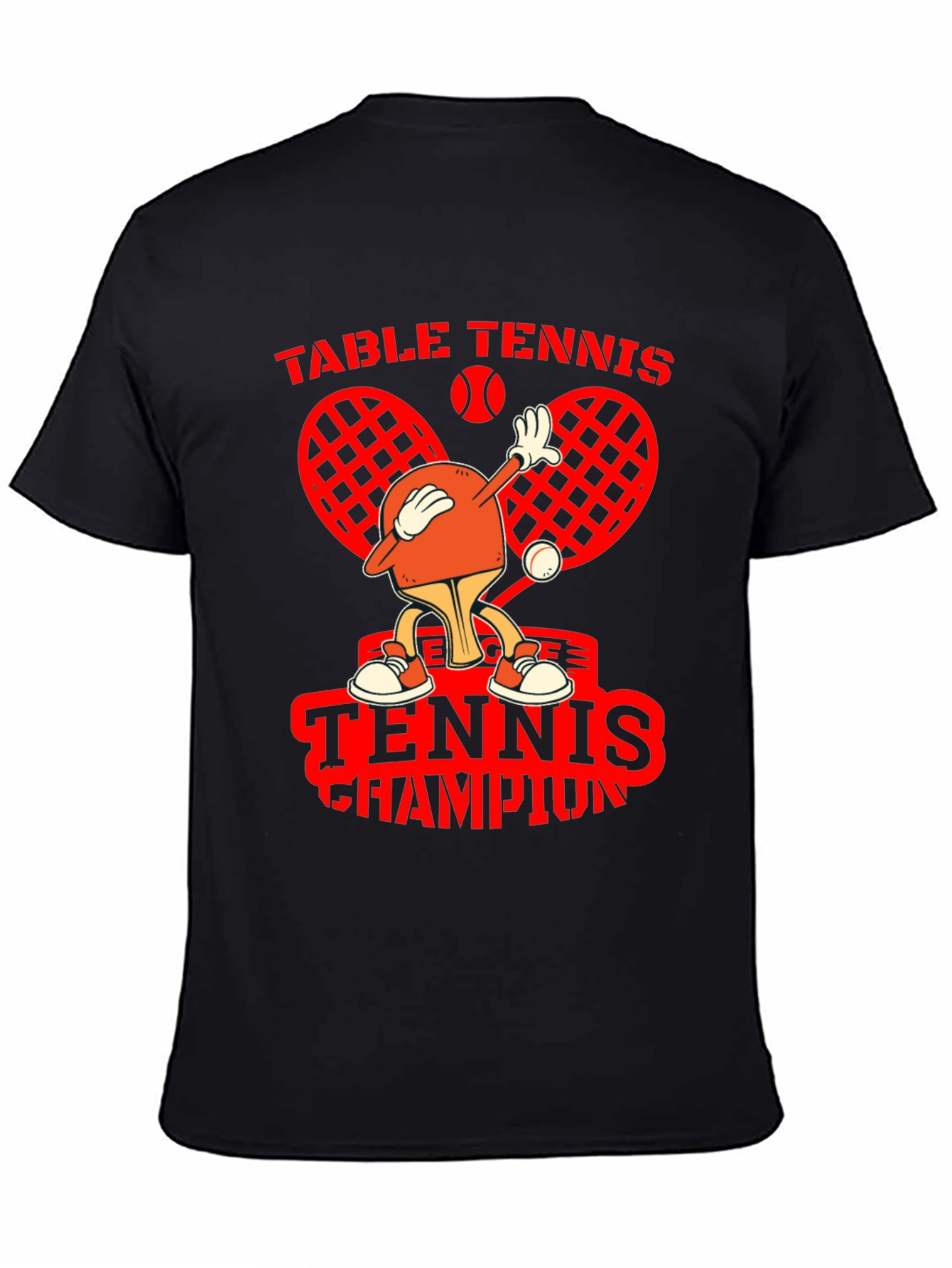 Table Tennis Champion Graphic T-Shirt