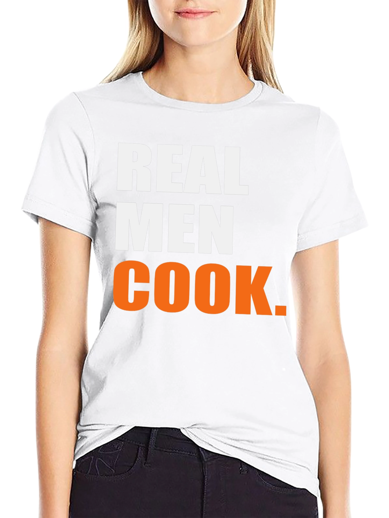 Real Men Cook Graphic T-Shirt