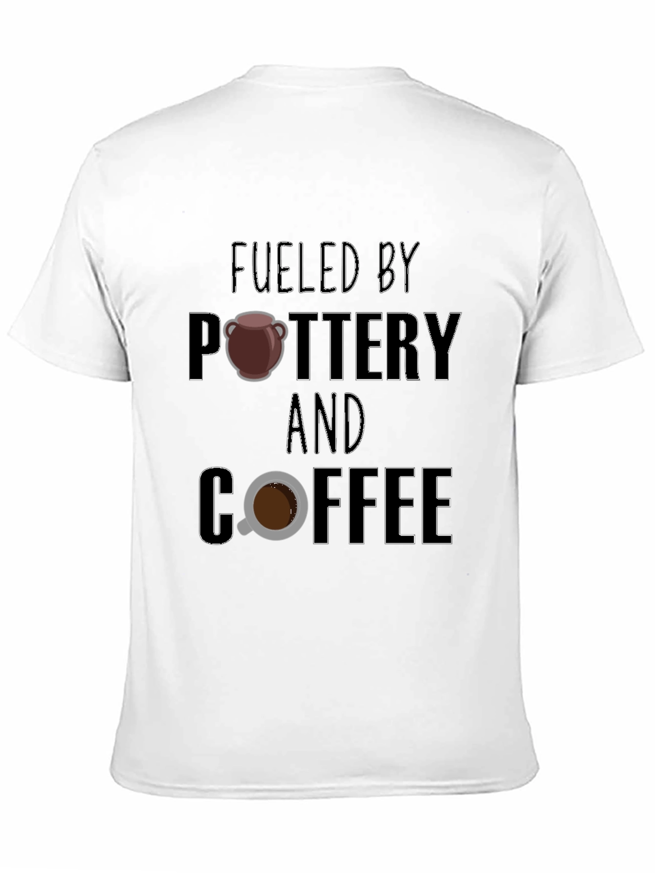 Fueled by Pottery and Coffee Graphic Tee