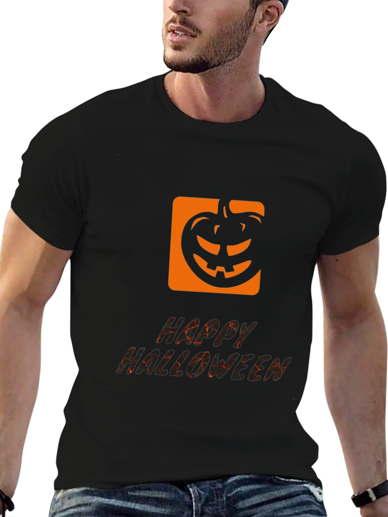 Halloween Pumpkin T-Shirt - Spooky Season Apparel