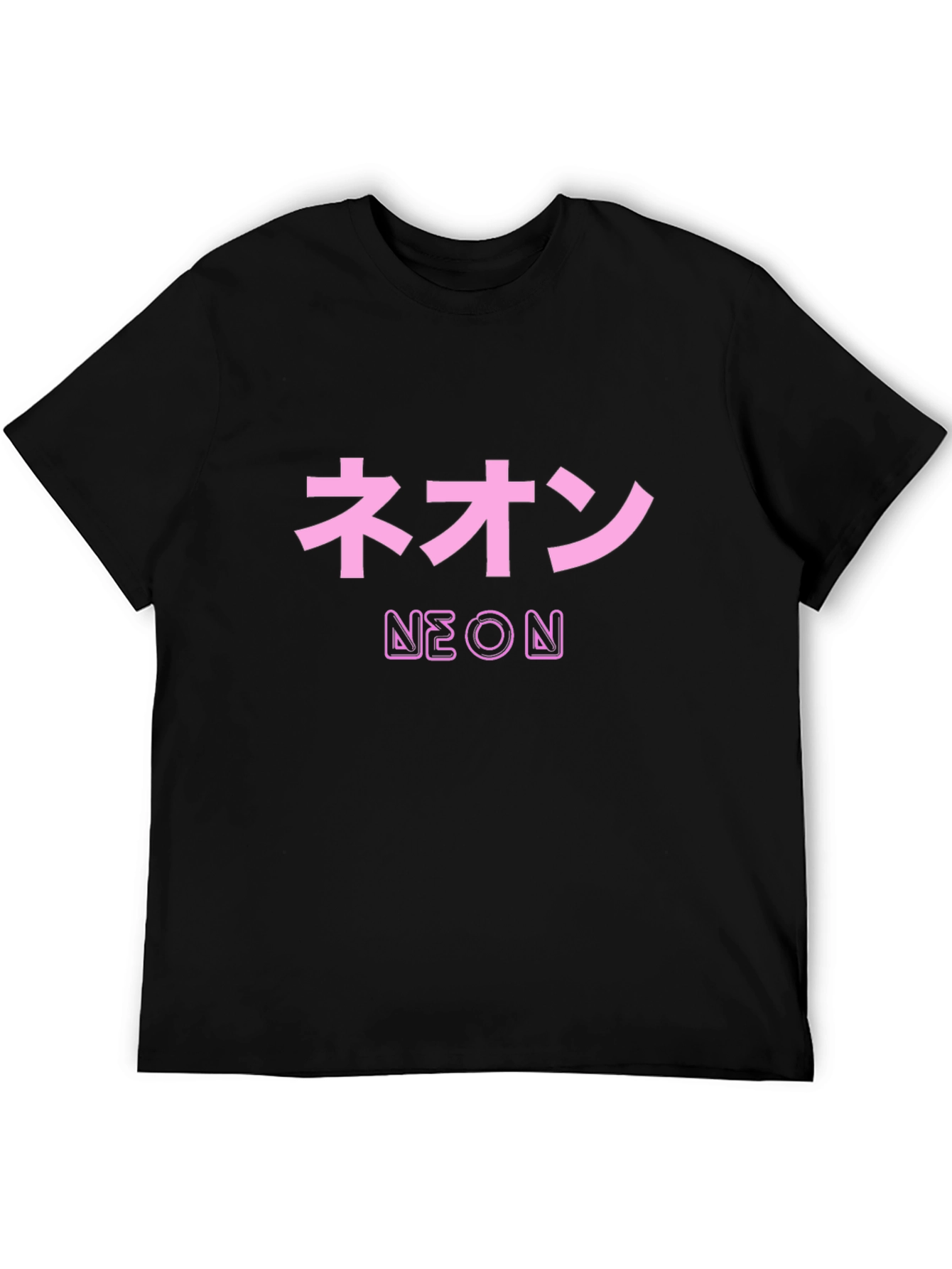 Neon Text Graphic Tee - Urban Style