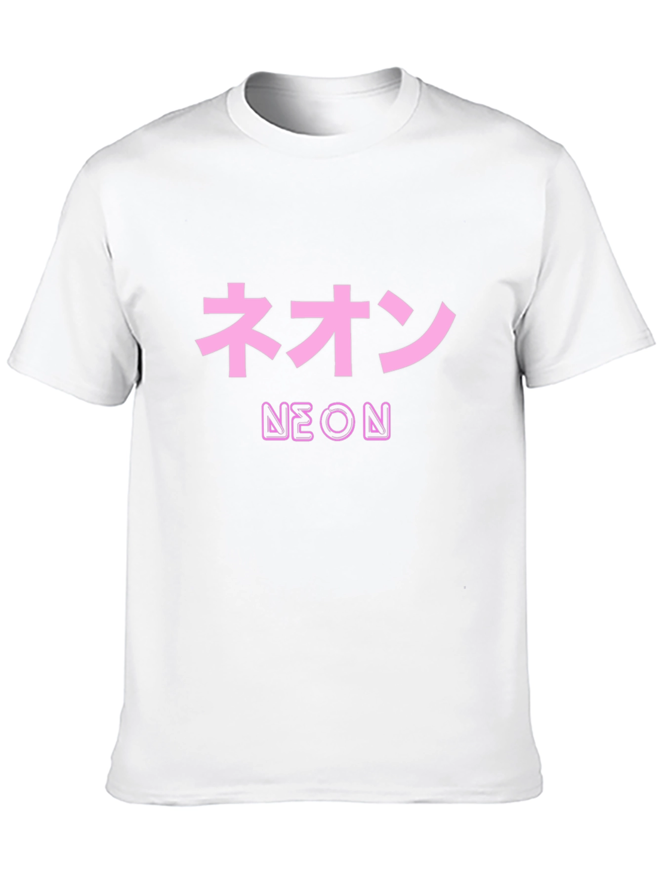 Neon Text Graphic Tee - Urban Style