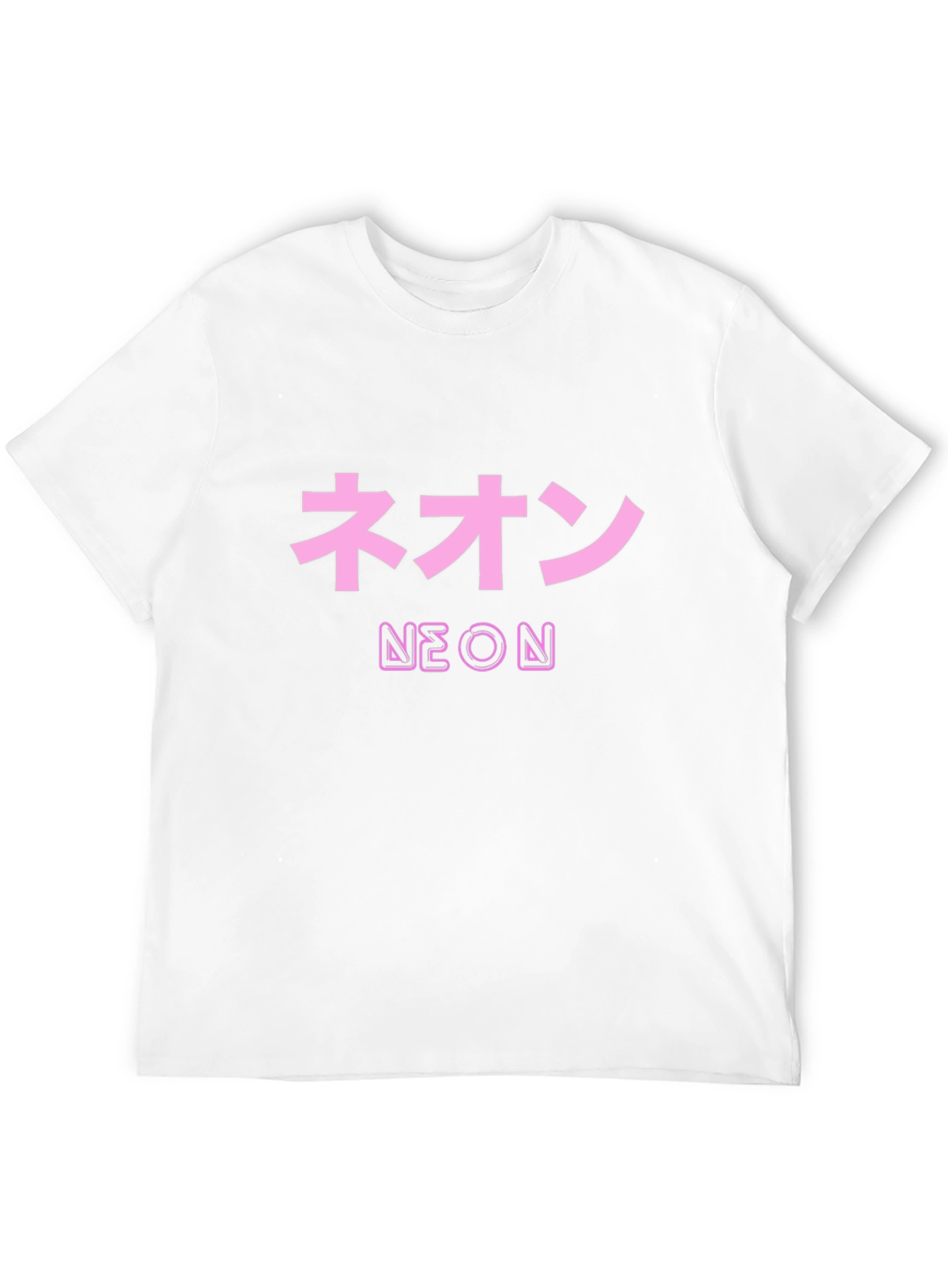 Neon Text Graphic Tee - Urban Style