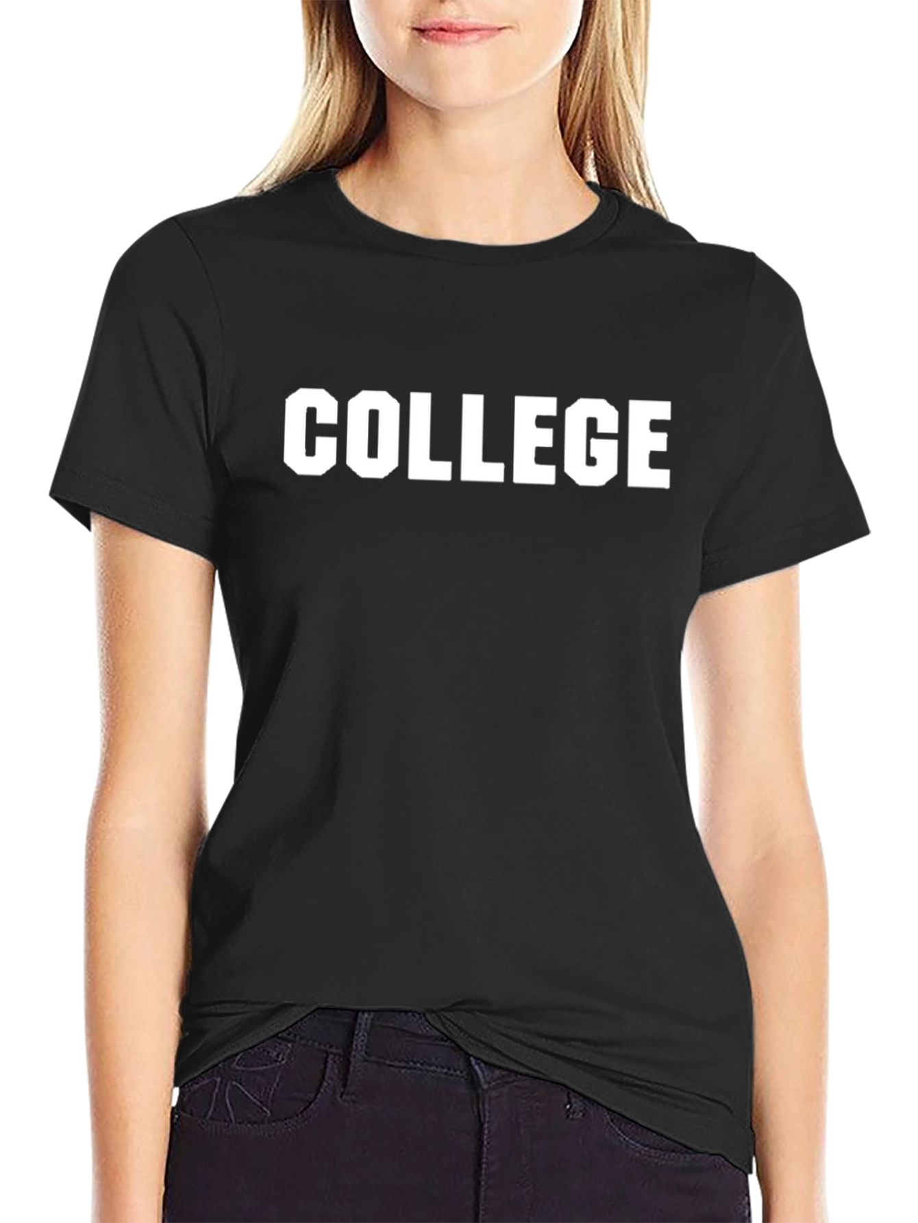 College Graphic Print T-Shirt - Classic Style