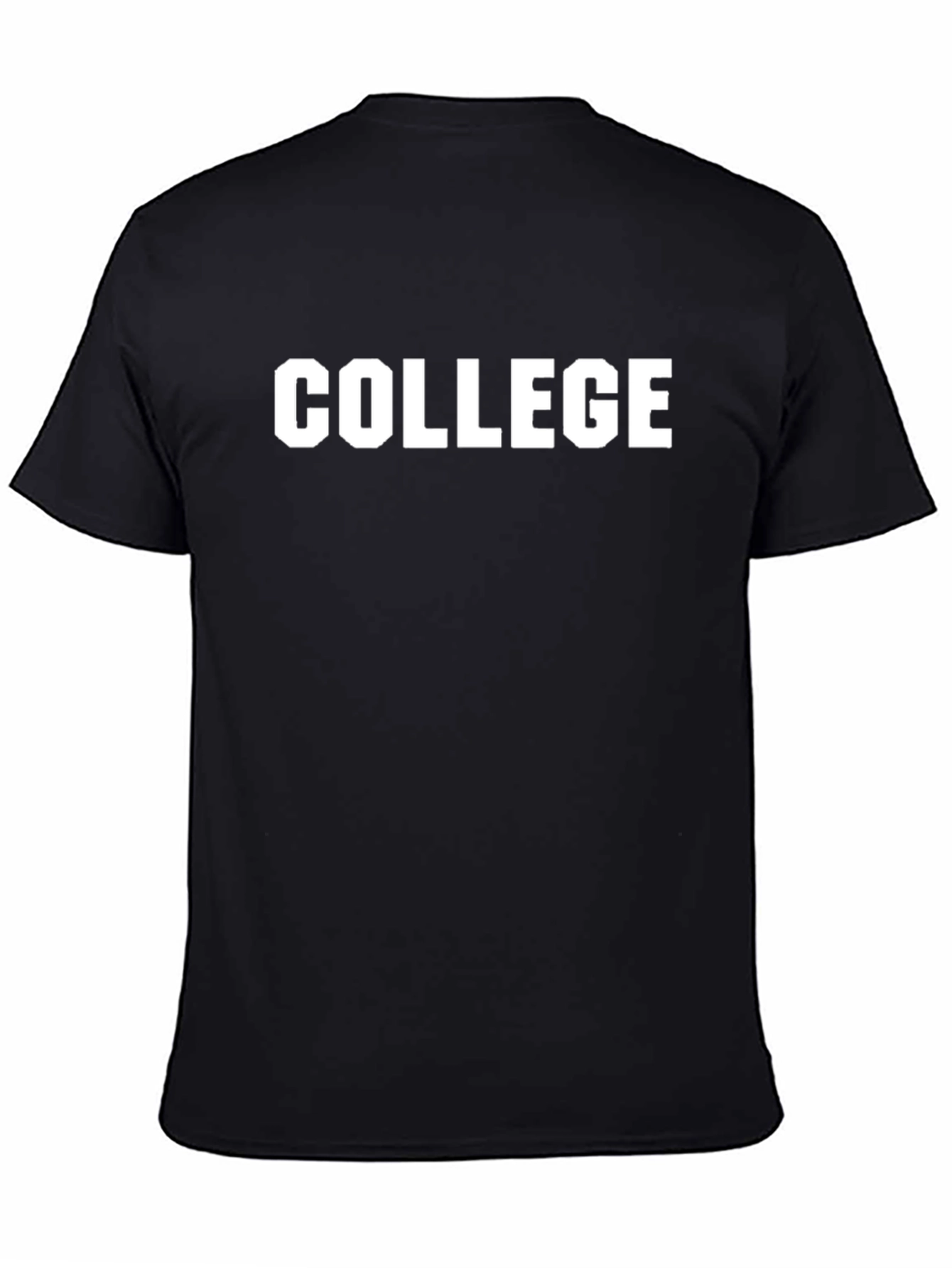 College Graphic Print T-Shirt - Classic Style