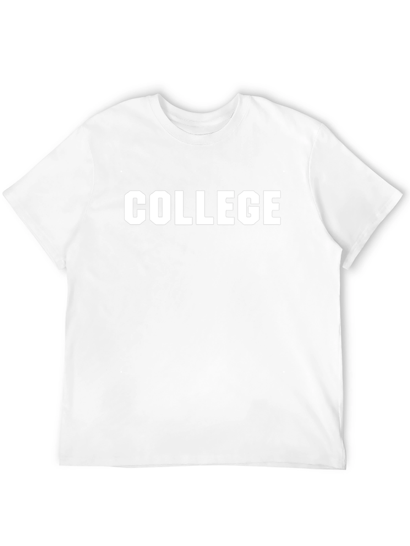 College Graphic Print T-Shirt - Classic Style