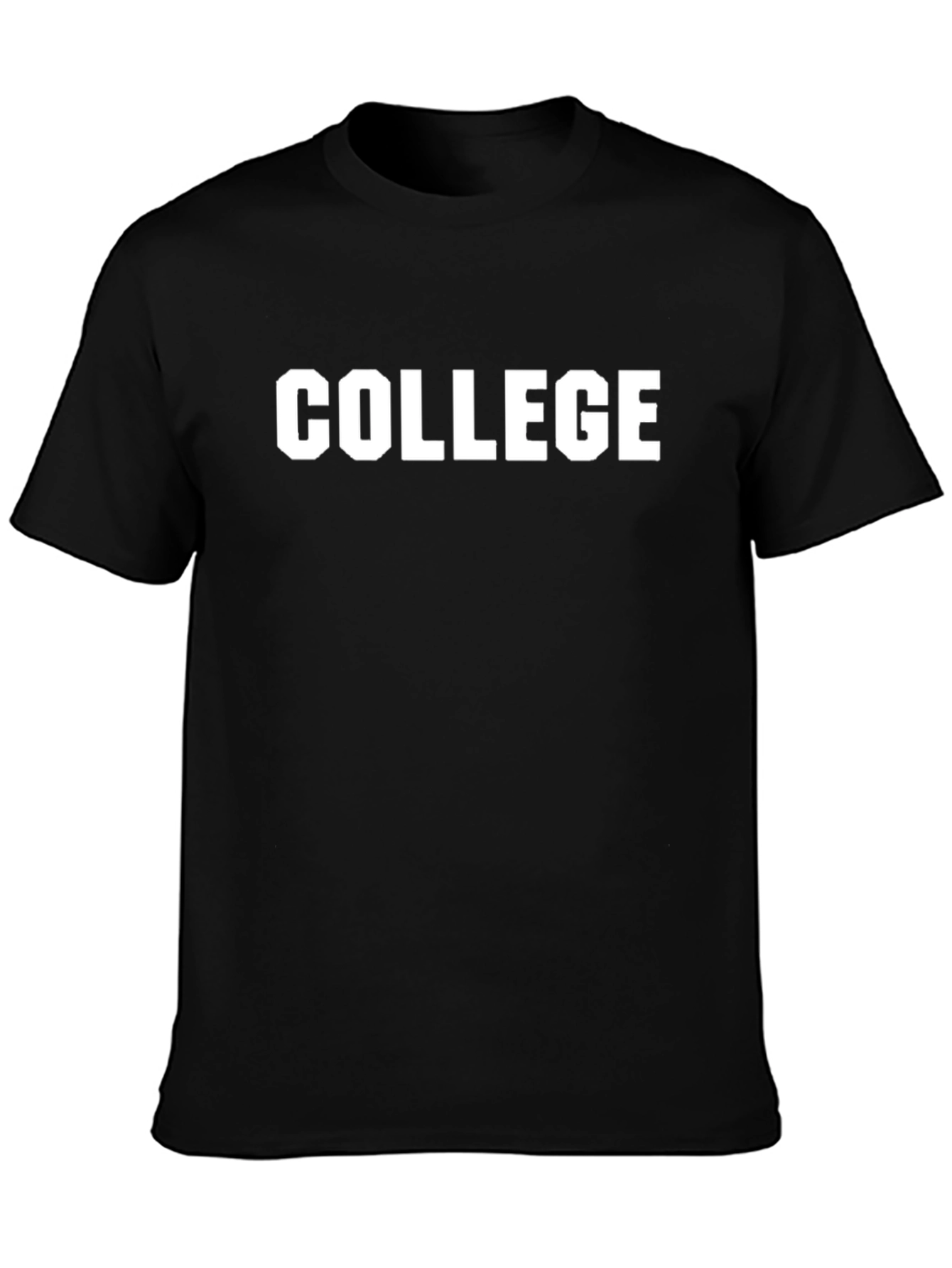 College Graphic Print T-Shirt - Classic Style