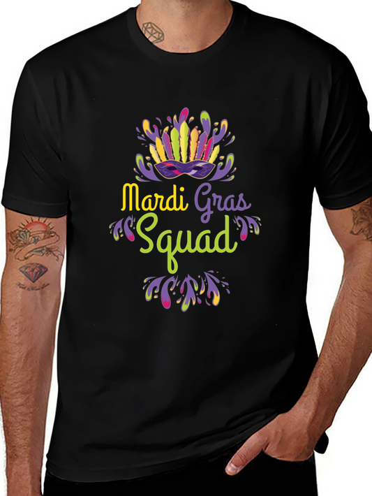 Mardi Gras Squad Tee - Festive Party Shirt