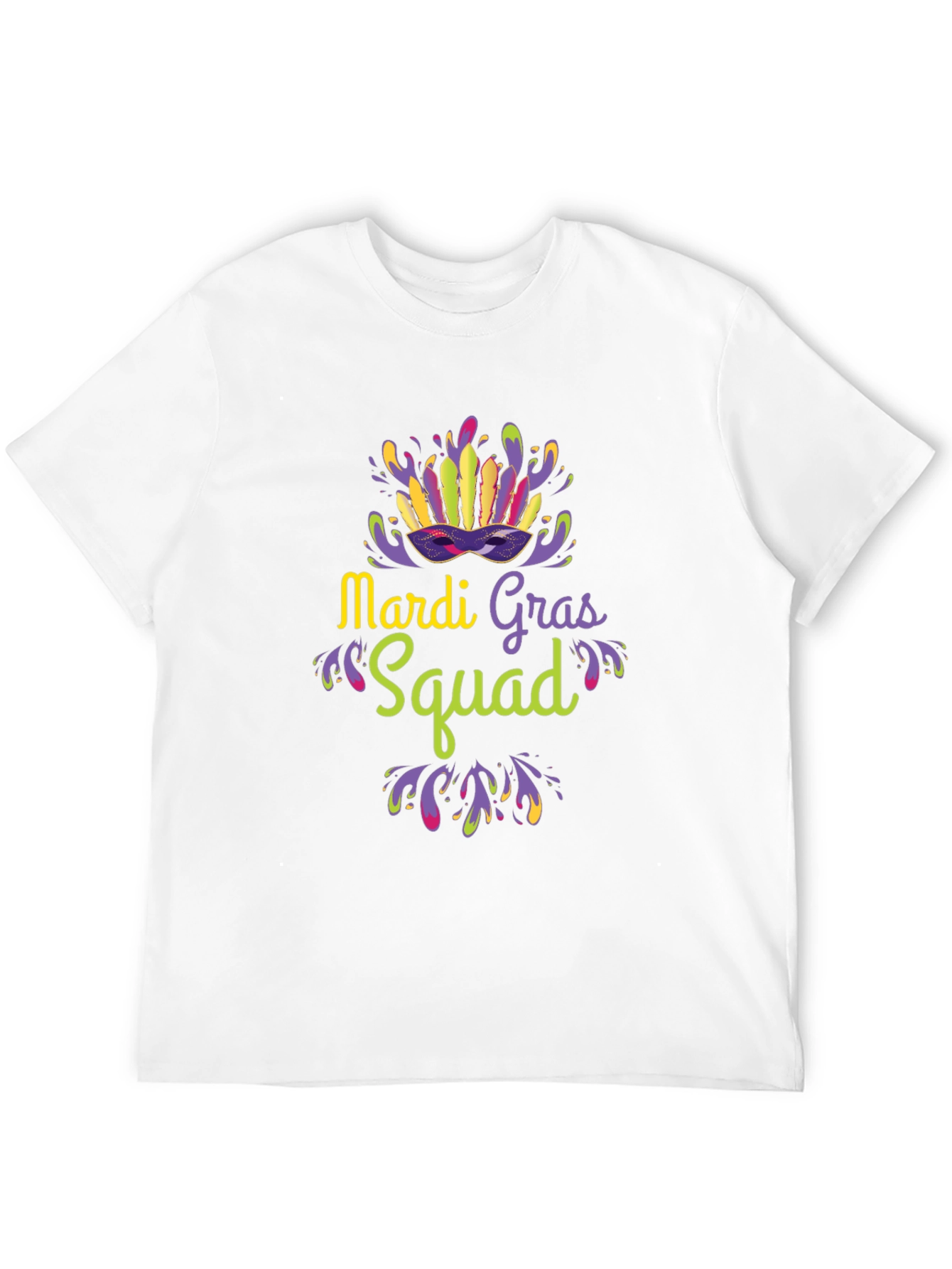 Mardi Gras Squad Tee - Festive Party Shirt