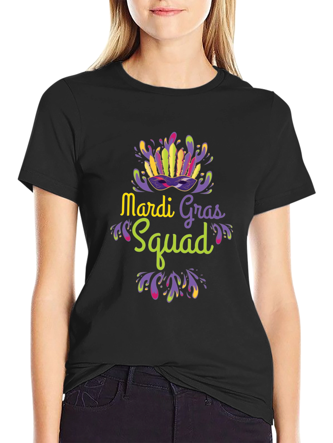 Mardi Gras Squad Tee - Festive Party Shirt
