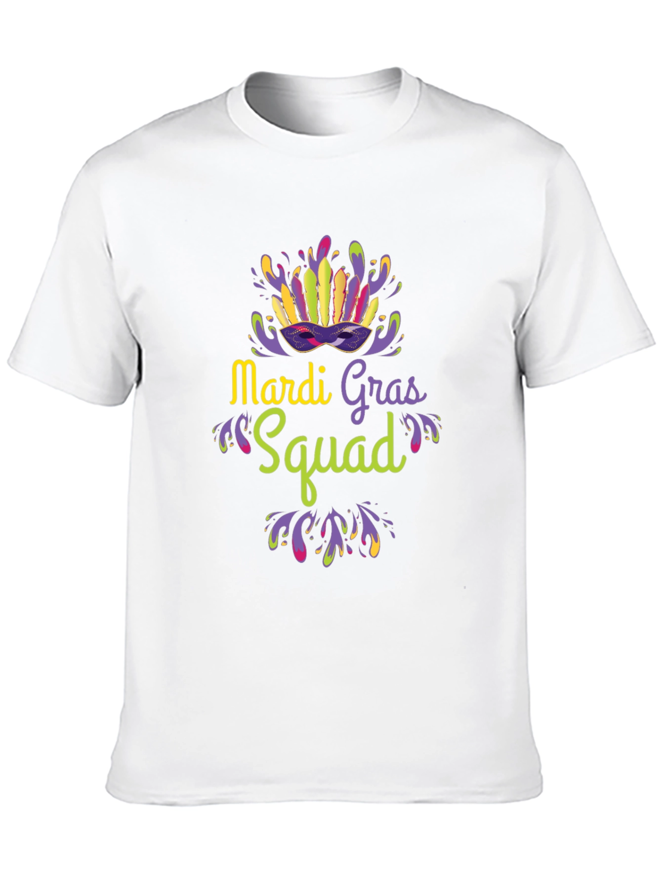 Mardi Gras Squad Tee - Festive Party Shirt