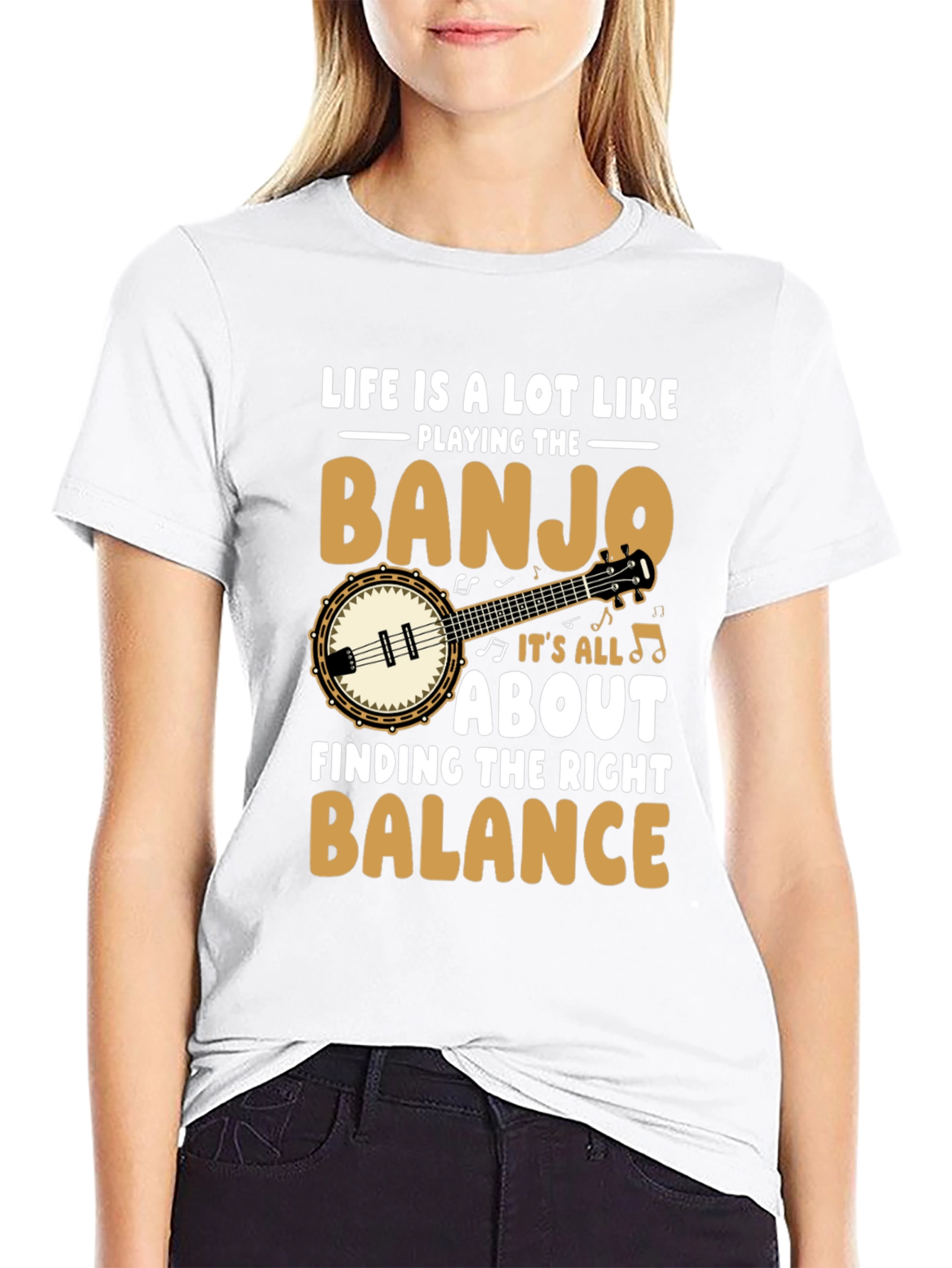 Life is a Lot Like Playing the Banjo T-Shirt
