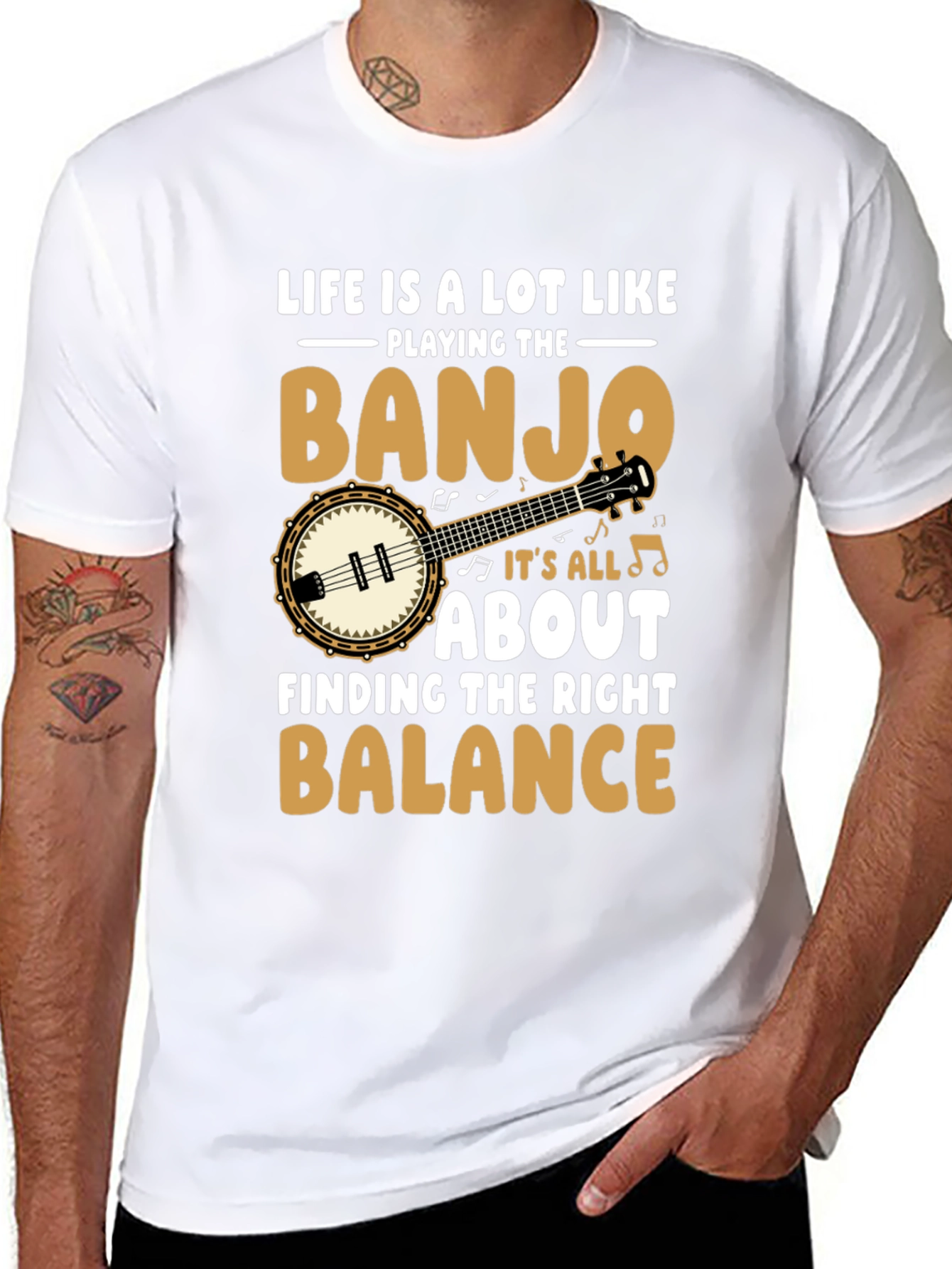 Life is a Lot Like Playing the Banjo T-Shirt