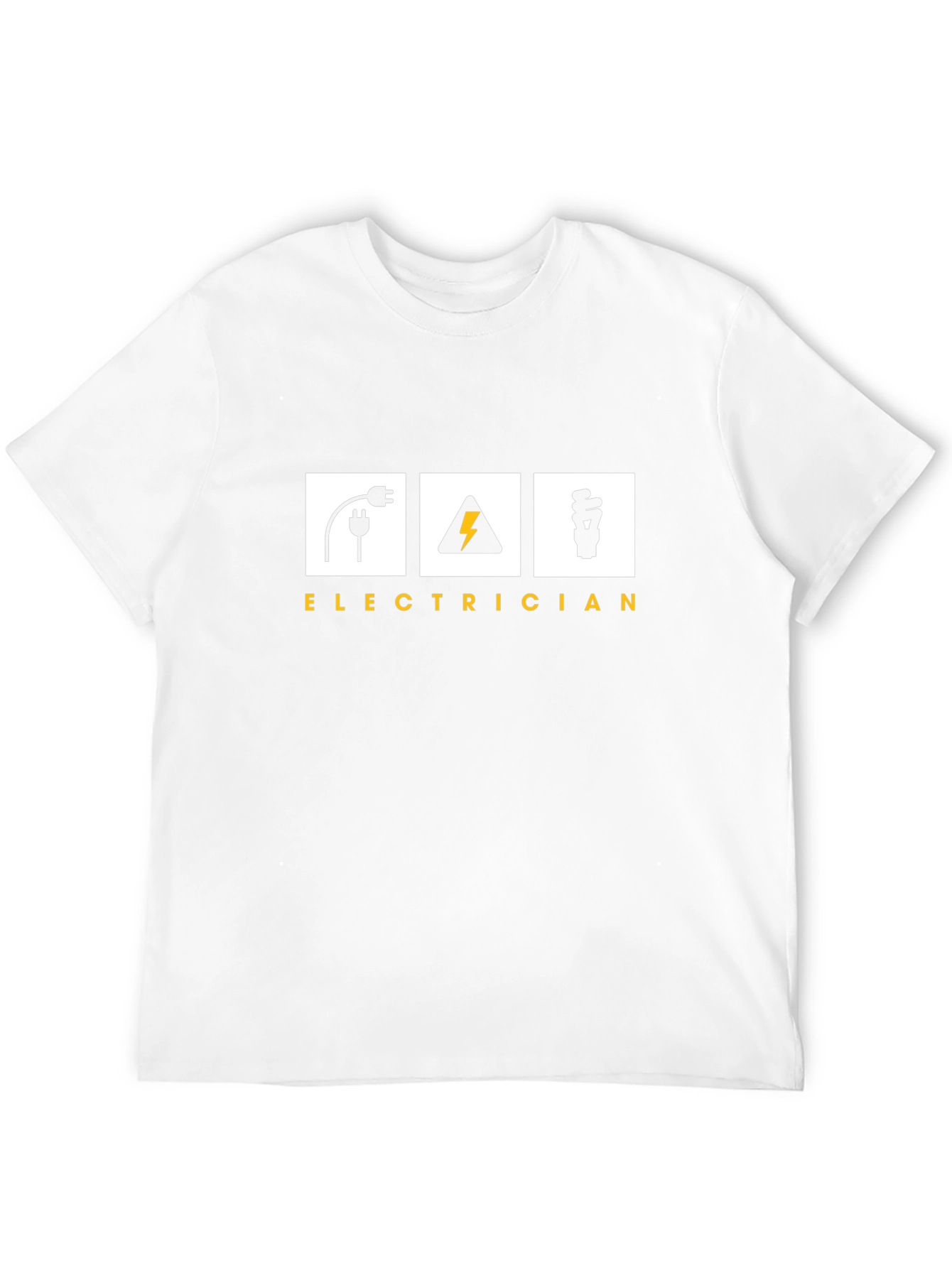 Electrician Graphic T-Shirt - Black Crew Neck