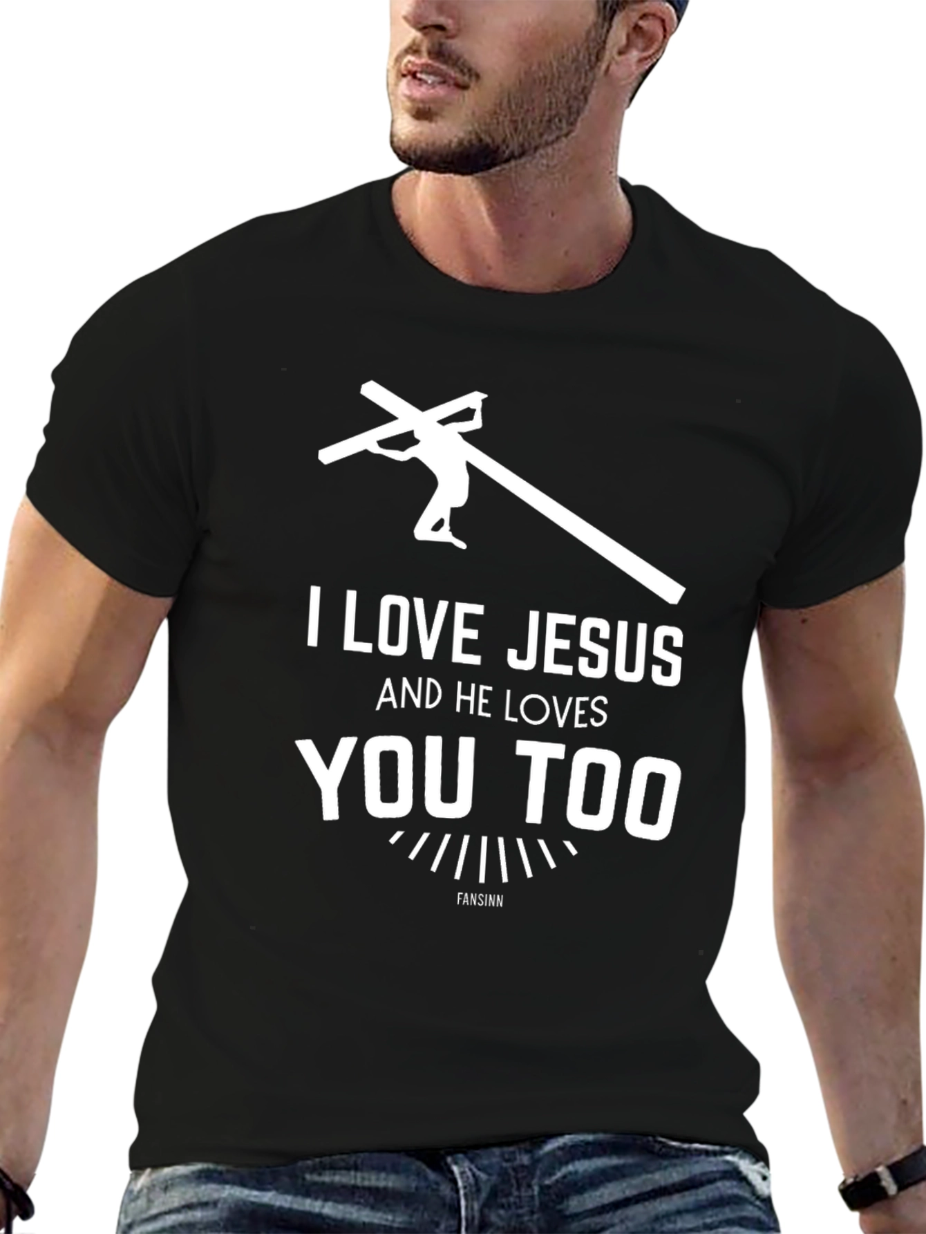 I Love Jesus Graphic T-Shirt
