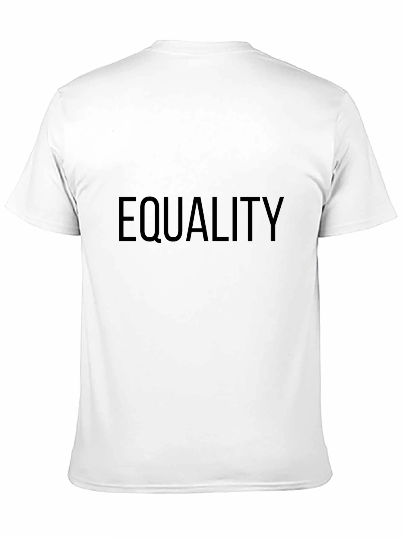 Equality Black T-Shirt - Statement Tee