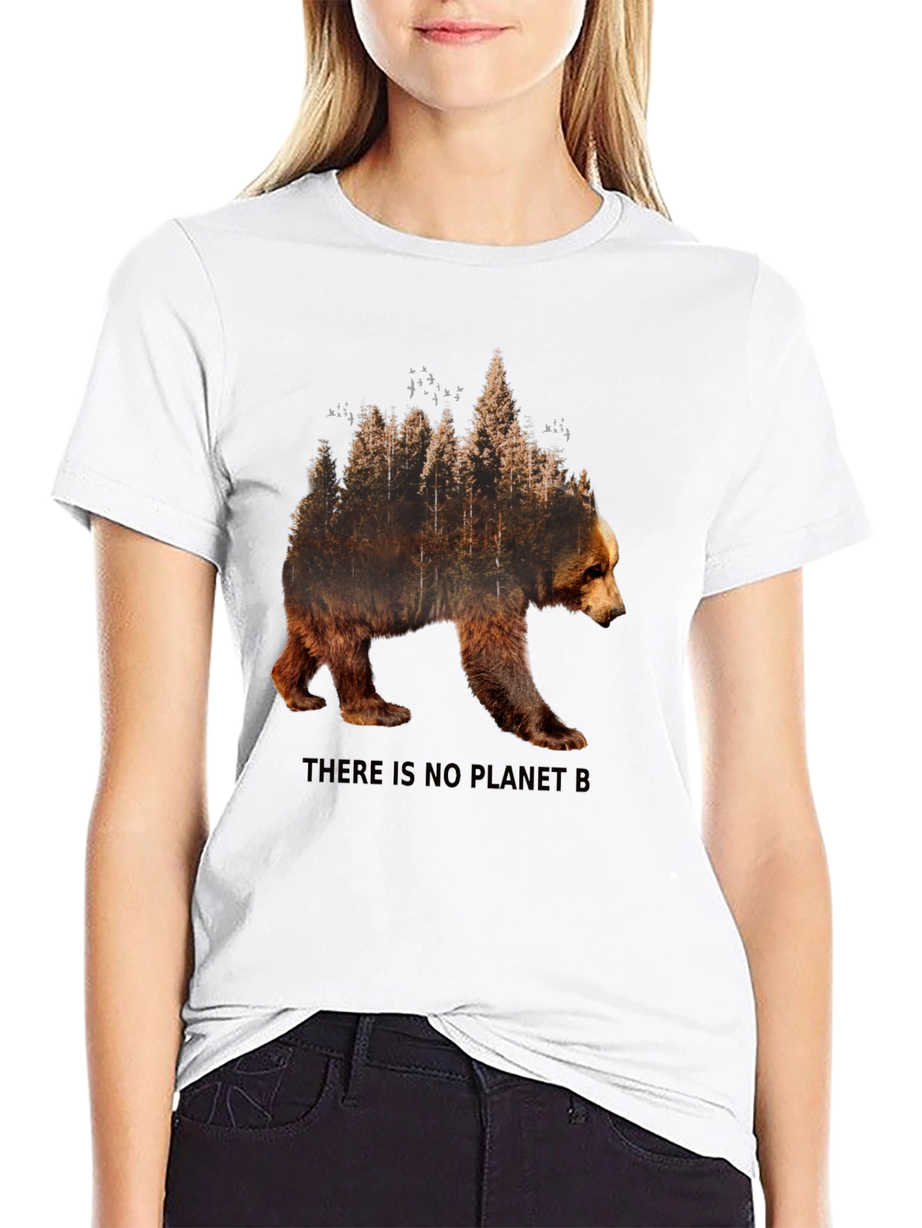 Bear Forest Graphic Tee - Save the Planet