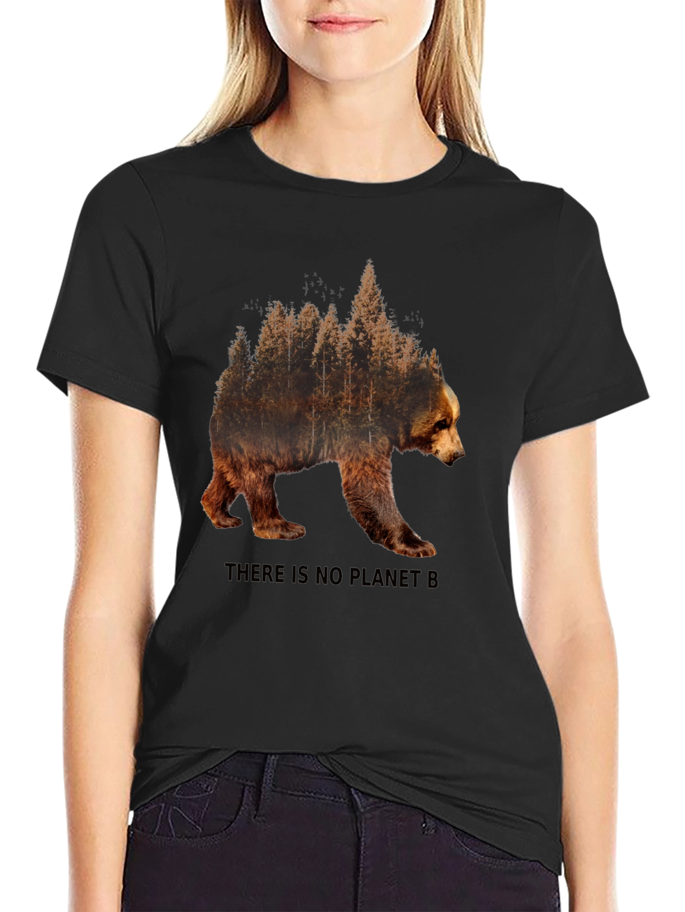 Bear Forest Graphic Tee - Save the Planet