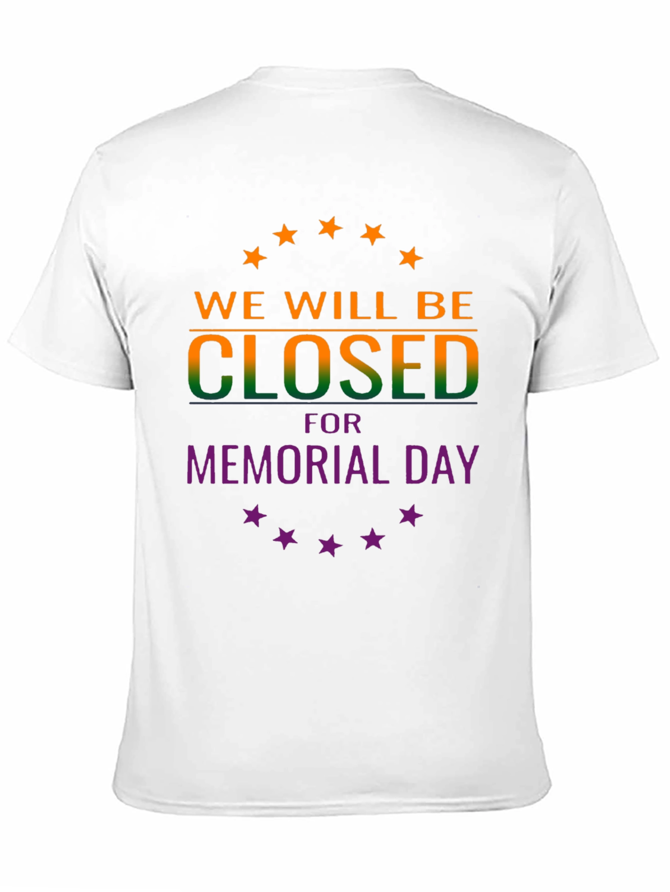 Memorial Day Closed T-Shirt