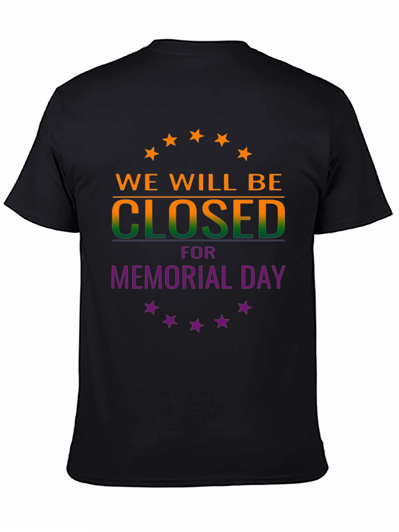Memorial Day Closed T-Shirt