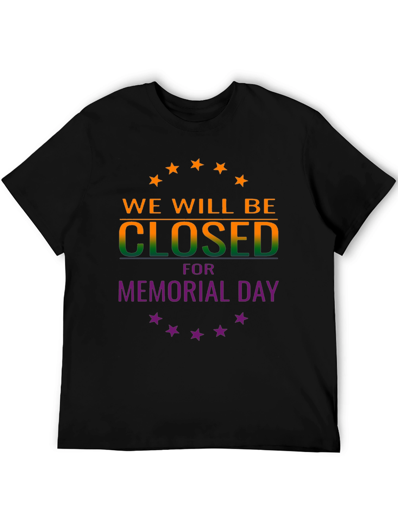 Memorial Day Closed T-Shirt