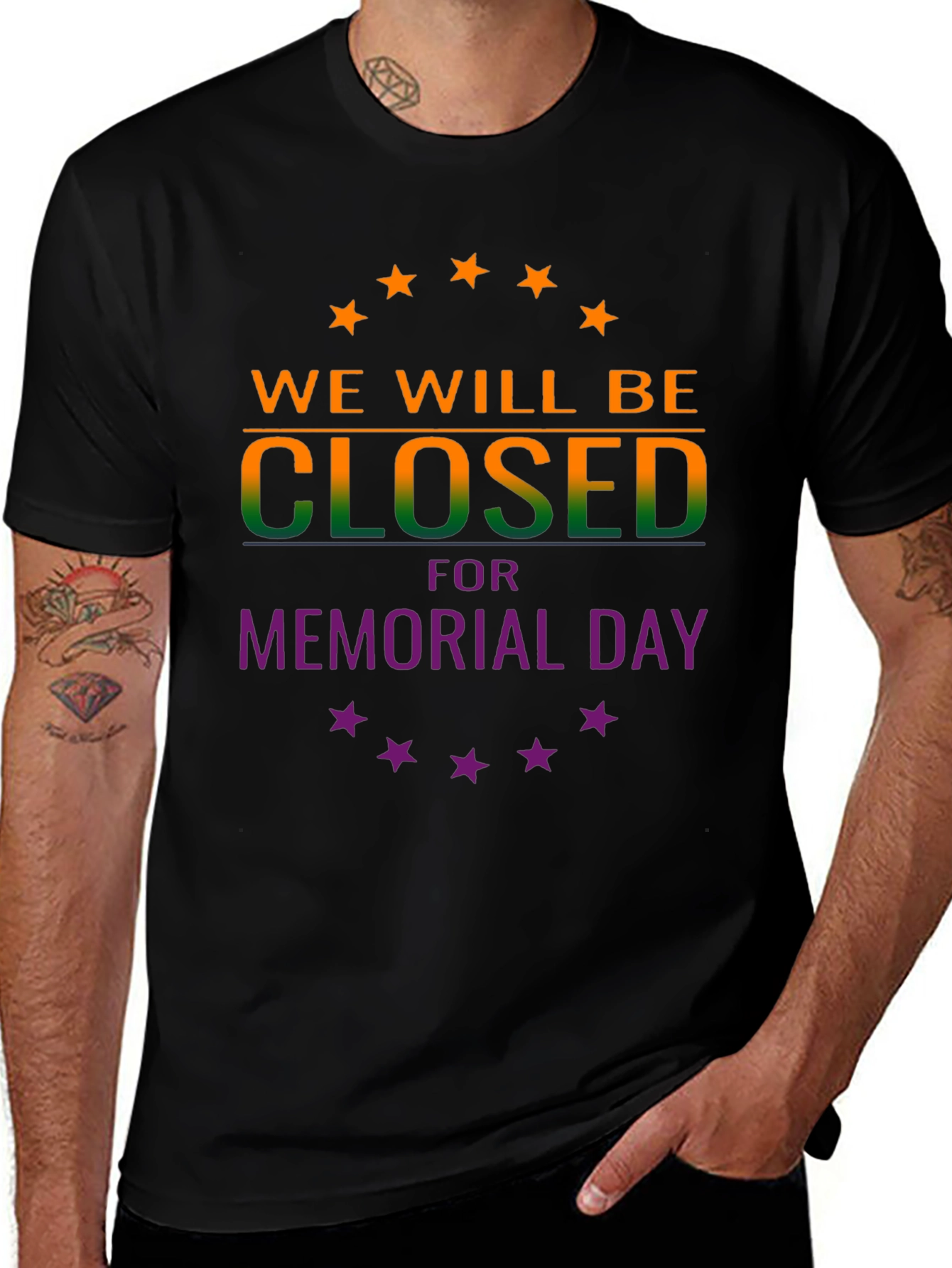 Memorial Day Closed T-Shirt